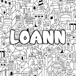 LOANN - City background coloring