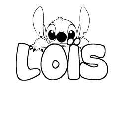 LO&Iuml;S - Stitch background coloring