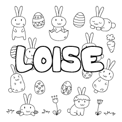 LOISE - Easter background coloring