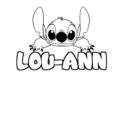 LOU-ANN - Stitch background coloring