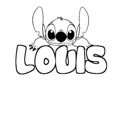 LOUIS - Stitch background coloring