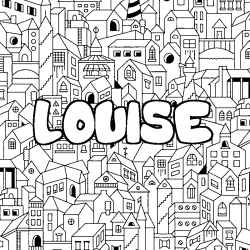 LOUISE - City background coloring