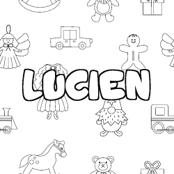 LUCIEN - Toys background coloring