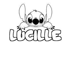 LUCILLE - Stitch background coloring