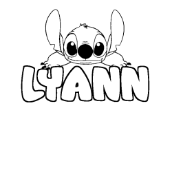 LYANN - Stitch background coloring