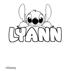 LYANN - Stitch background coloring