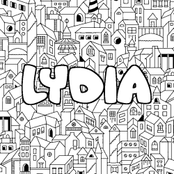 LYDIA - City background coloring
