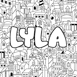 LYLA - City background coloring