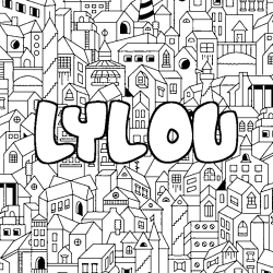 LYLOU - City background coloring