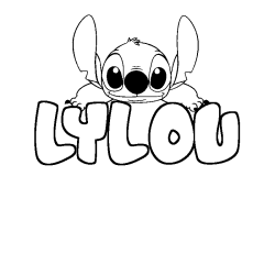 LYLOU - Stitch background coloring