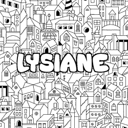 LYSIANE - City background coloring