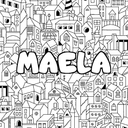 MAELA - City background coloring