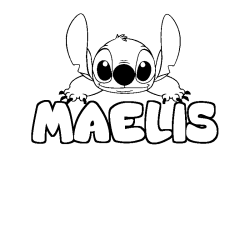 MAELIS - Stitch background coloring