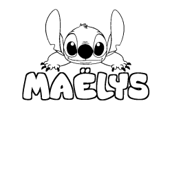 MA&Euml;LYS - Stitch background coloring