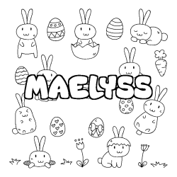 MAELYSS - Easter background coloring