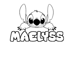 MAELYSS - Stitch background coloring