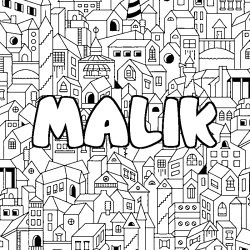 MALIK - City background coloring
