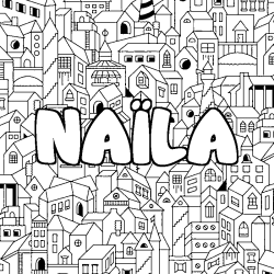 NA&Iuml;LA - City background coloring