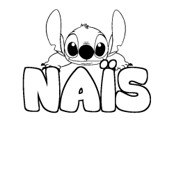 NA&Iuml;S - Stitch background coloring