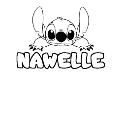 NAWELLE - Stitch background coloring