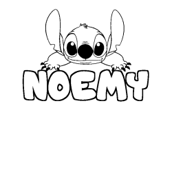 NOEMY - Stitch background coloring