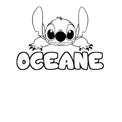 OCEANE - Stitch background coloring