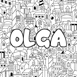 OLGA - City background coloring