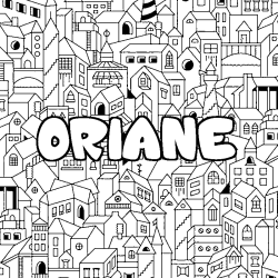 ORIANE - City background coloring