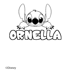 ORNELLA - Stitch background coloring