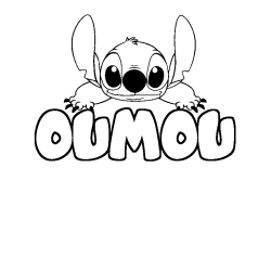 OUMOU - Stitch background coloring