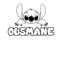 OUSMANE - Stitch background coloring