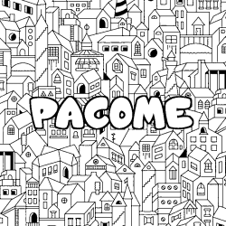 PACOME - City background coloring