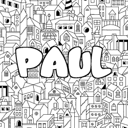 PAUL - City background coloring