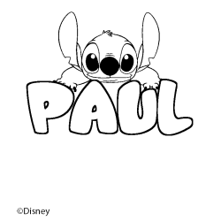 PAUL - Stitch background coloring