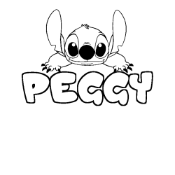 PEGGY - Stitch background coloring