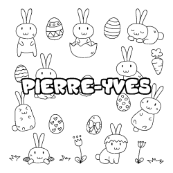 PIERRE-YVES - Easter background coloring