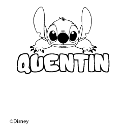 QUENTIN - Stitch background coloring