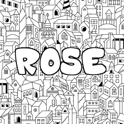 ROSE - City background coloring