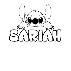 SARIAH - Stitch background coloring