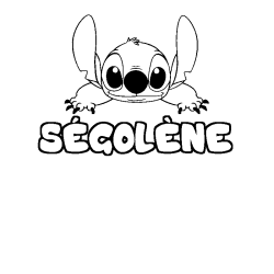 S&Eacute;GOL&Egrave;NE - Stitch background coloring