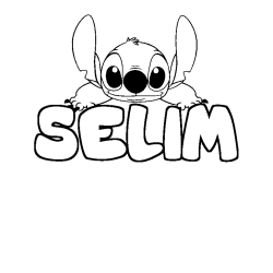 SELIM - Stitch background coloring