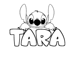TARA - Stitch background coloring
