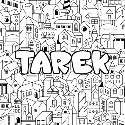 TAREK - City background coloring