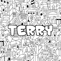 TERRY - City background coloring