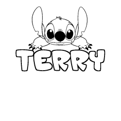 TERRY - Stitch background coloring