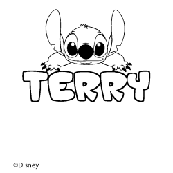 TERRY - Stitch background coloring