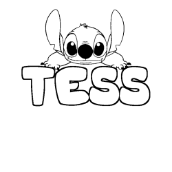 TESS - Stitch background coloring