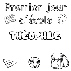 TH&Eacute;OPHILE - School First day background coloring
