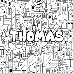 THOMAS - City background coloring