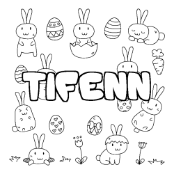 TIFENN - Easter background coloring